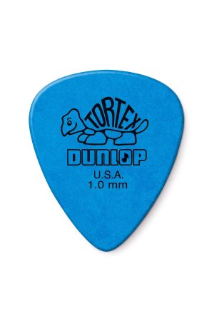 Dunlop Tortex Standard Guitar Picks Blue 1.00mm 12-pack