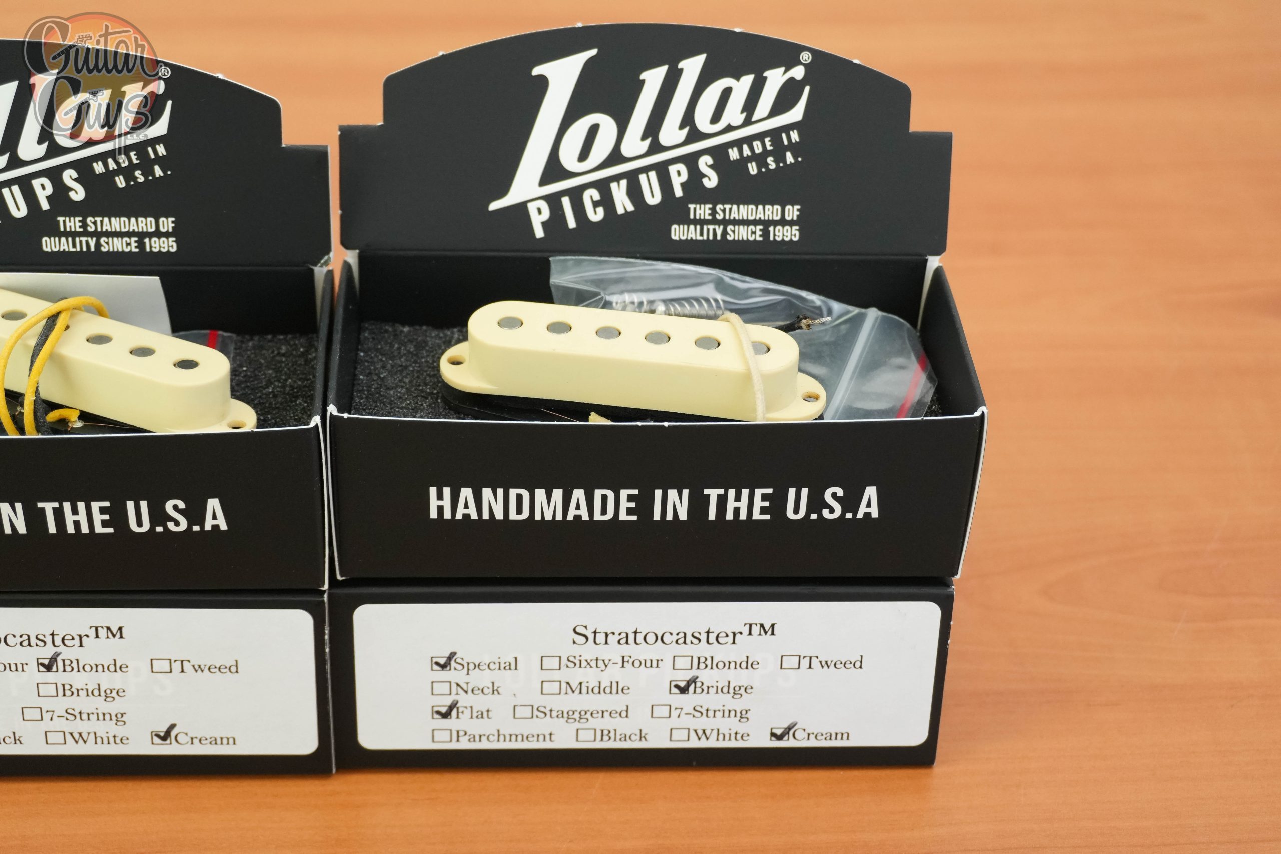 Pre-Owned Lollar Dirty Blonde Strat Set Cream - Guitar Guys