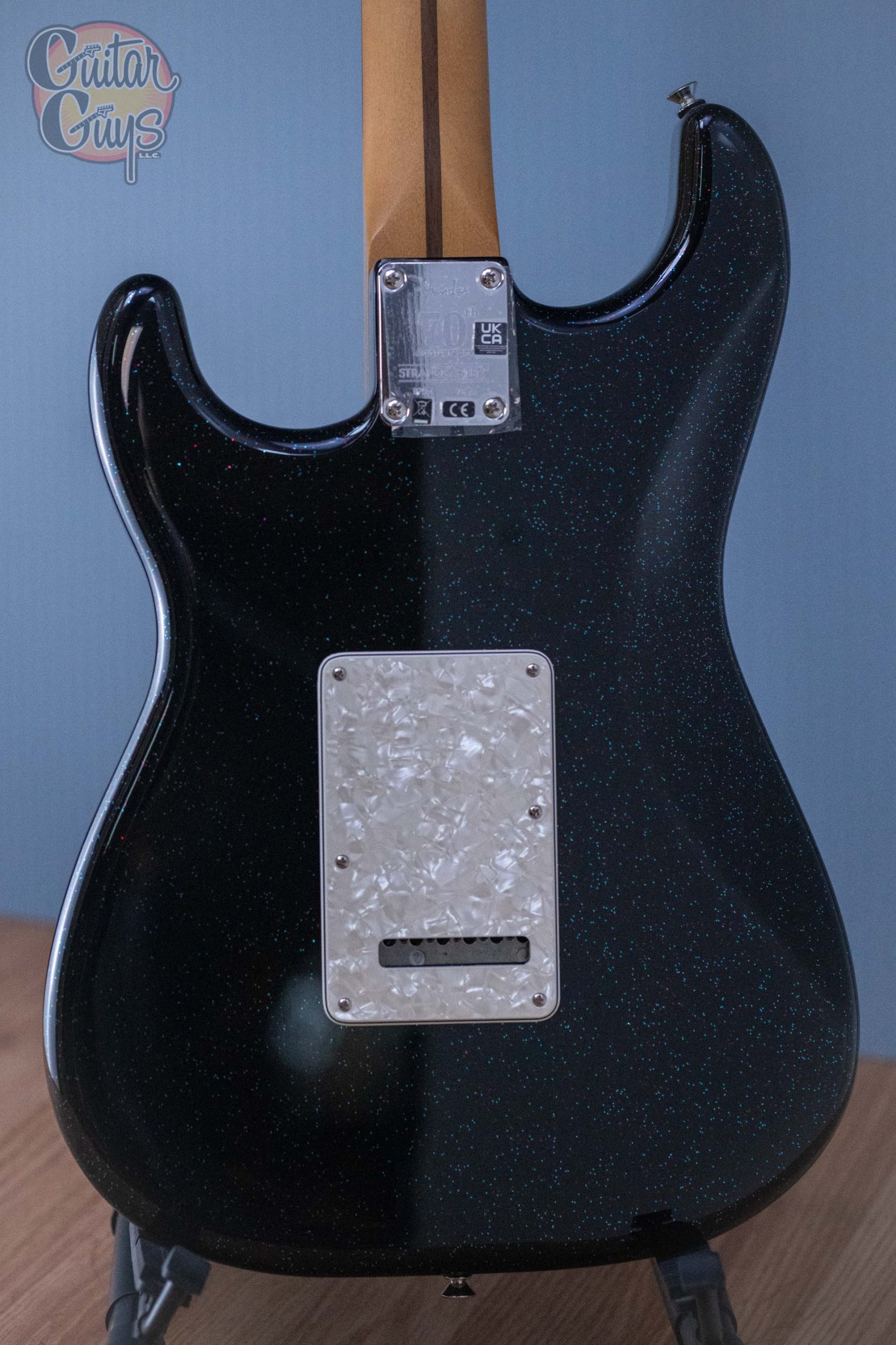 Fender 70th Anniversary Player Stratocaster Nebula Noir* - Guitar Guys