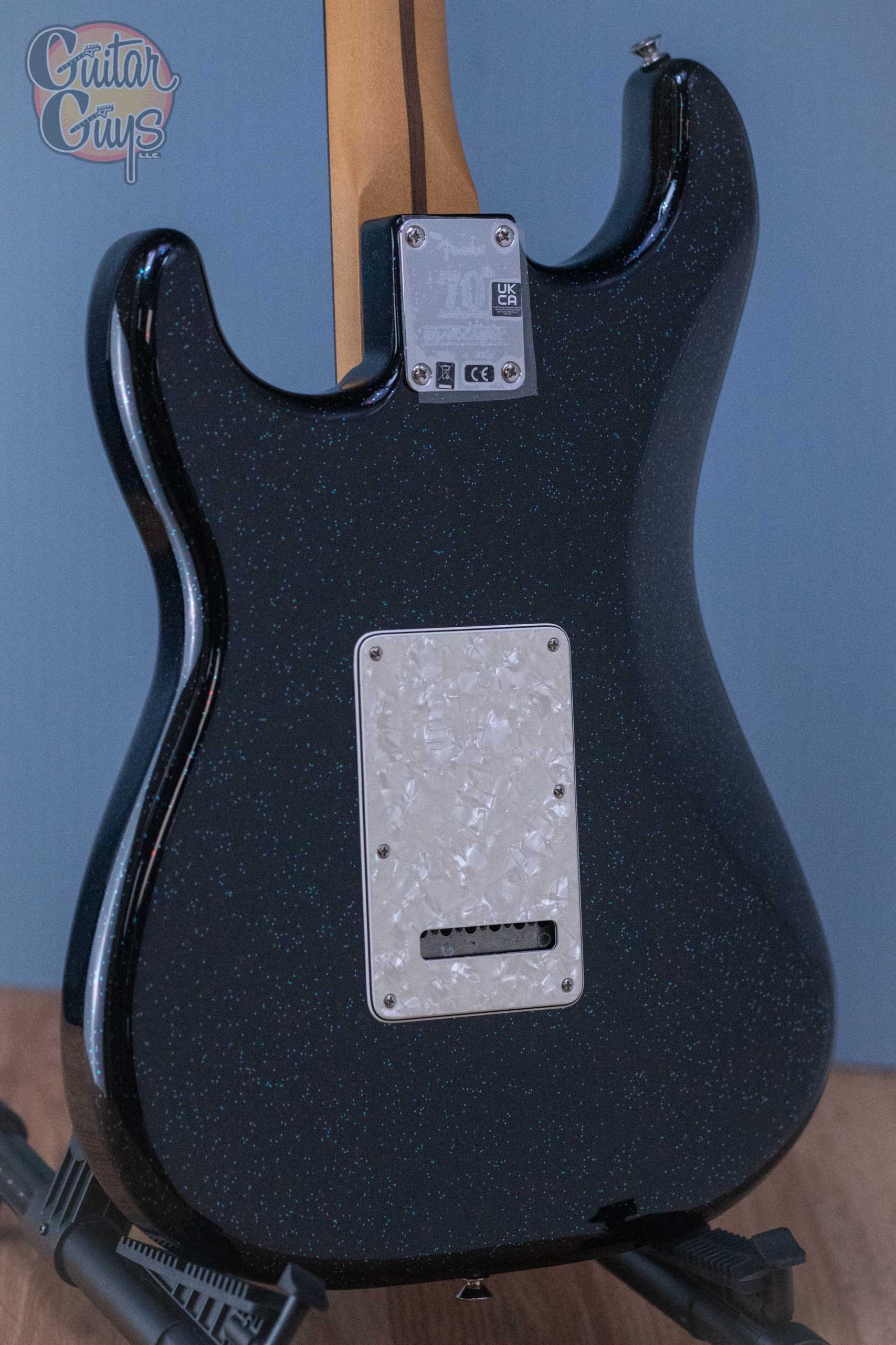 Fender 70th Anniversary Player Stratocaster Nebula Noir* - Guitar Guys
