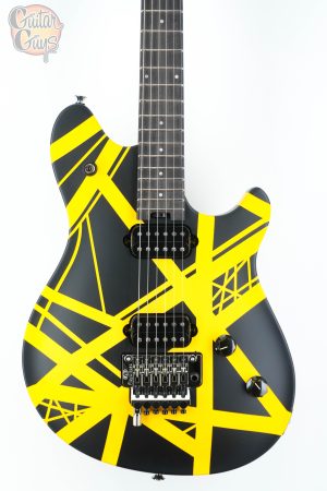 EVH Wolfgang Special Striped Series Black and Yellow