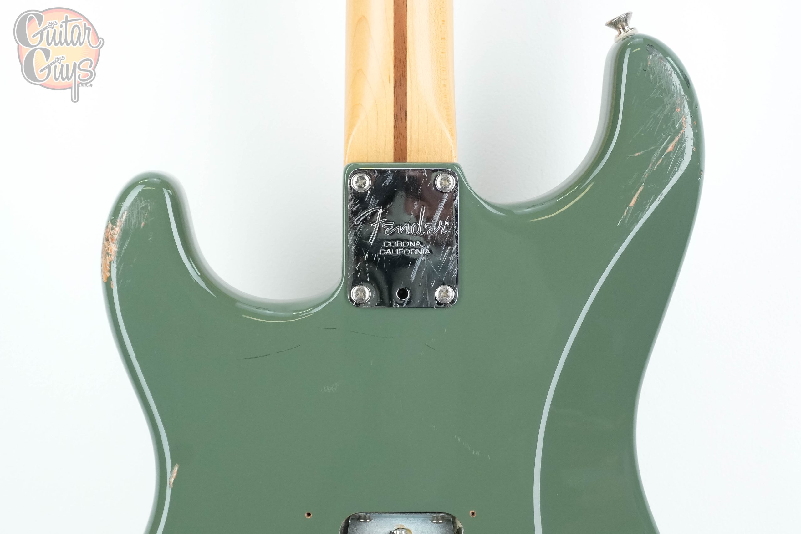 Pre-Owned Fender American Professional Stratocaster Antique Olive - Image 5