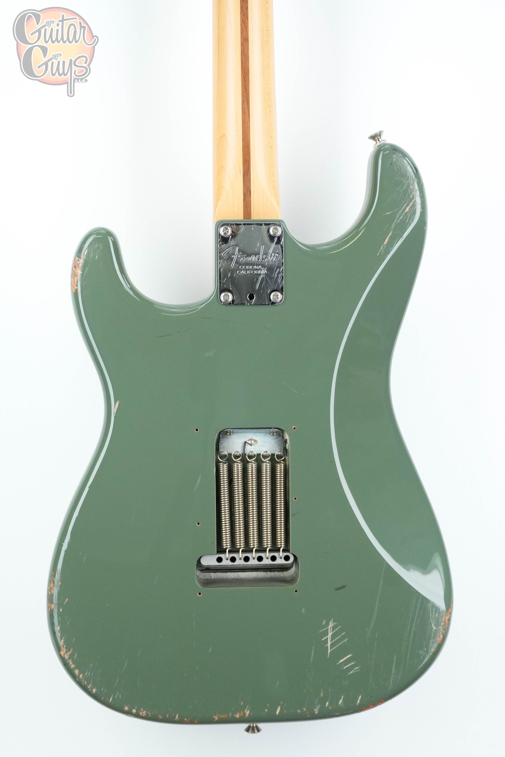 Pre-Owned Fender American Professional Stratocaster Antique Olive - Image 6