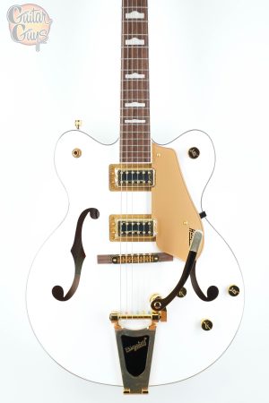 Gretsch G5422TG Electromatic Classic Hollow Body Double-Cut with Bigsby and Gold Hardware Snowcrest White