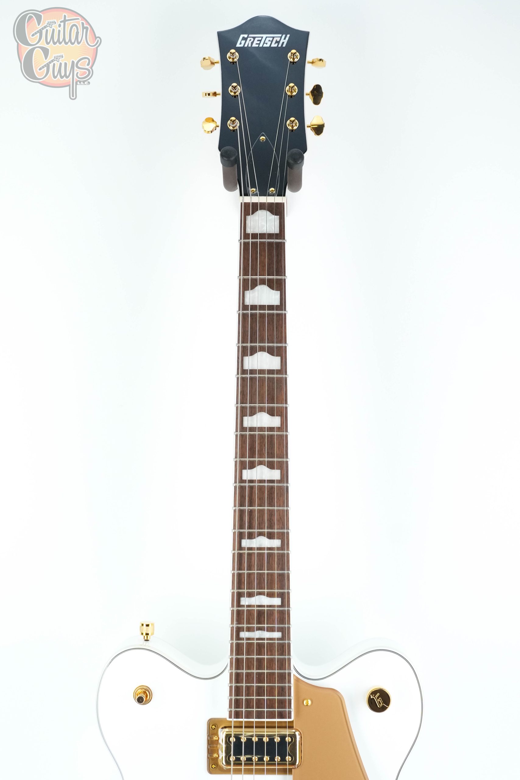 Gretsch G5422TG Electromatic Classic Hollow Body Double-Cut with Bigsby and Gold Hardware Snowcrest White - Image 2