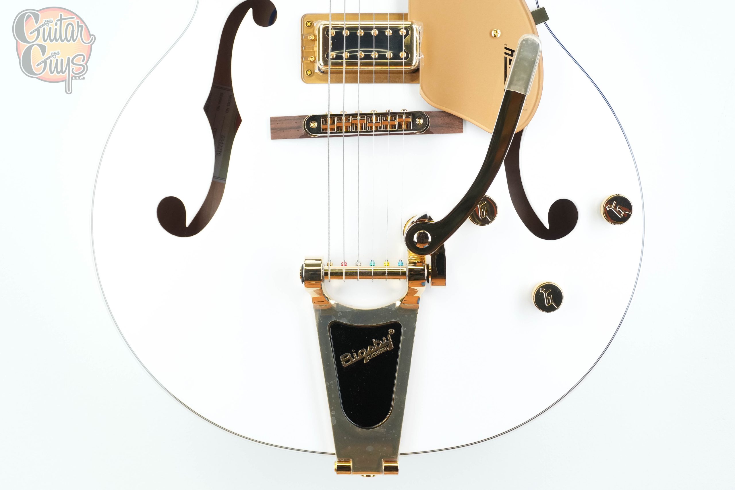 Gretsch G5422TG Electromatic Classic Hollow Body Double-Cut with Bigsby and Gold Hardware Snowcrest White - Image 3