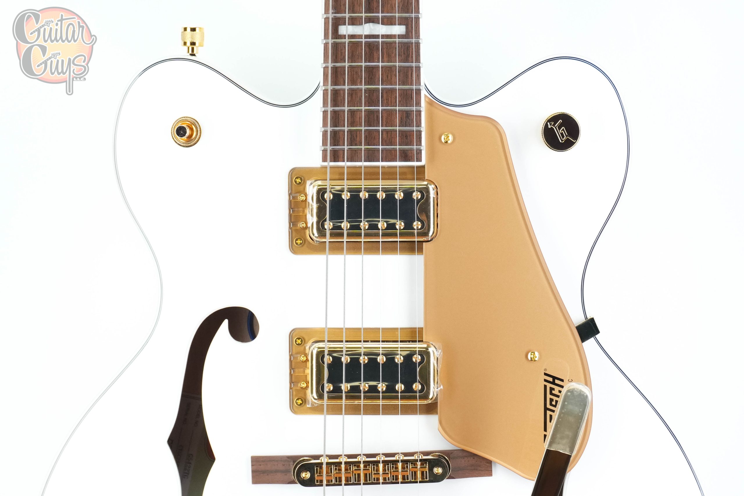 Gretsch G5422TG Electromatic Classic Hollow Body Double-Cut with Bigsby and Gold Hardware Snowcrest White - Image 4