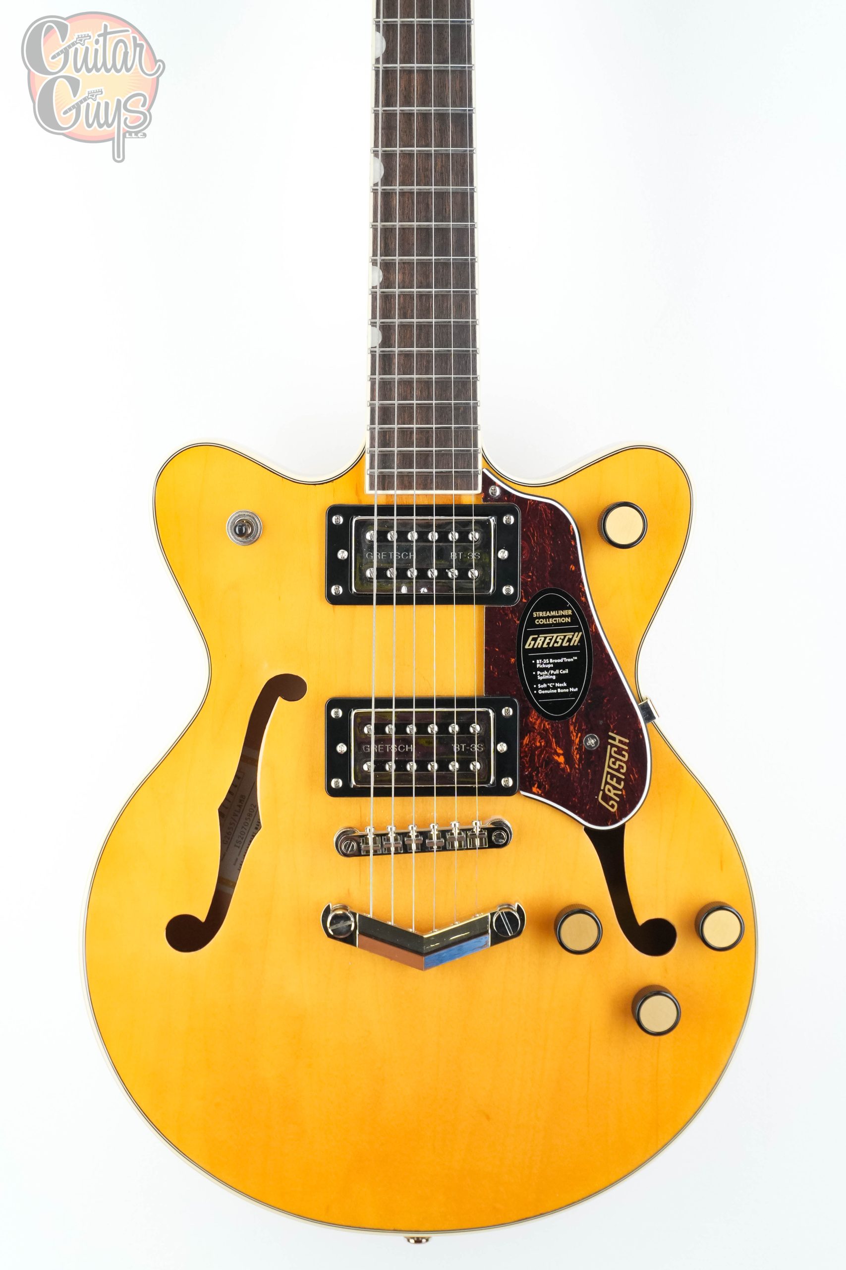 Gretsch G2655 Streamliner Center Block Jr. Double-Cut with V-Stoptail Village Amber