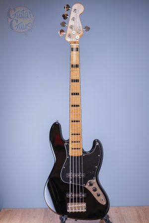 Squier CLASSIC VIBE '70S JAZZ BASS V 5-String (Black) - Guitar Guys