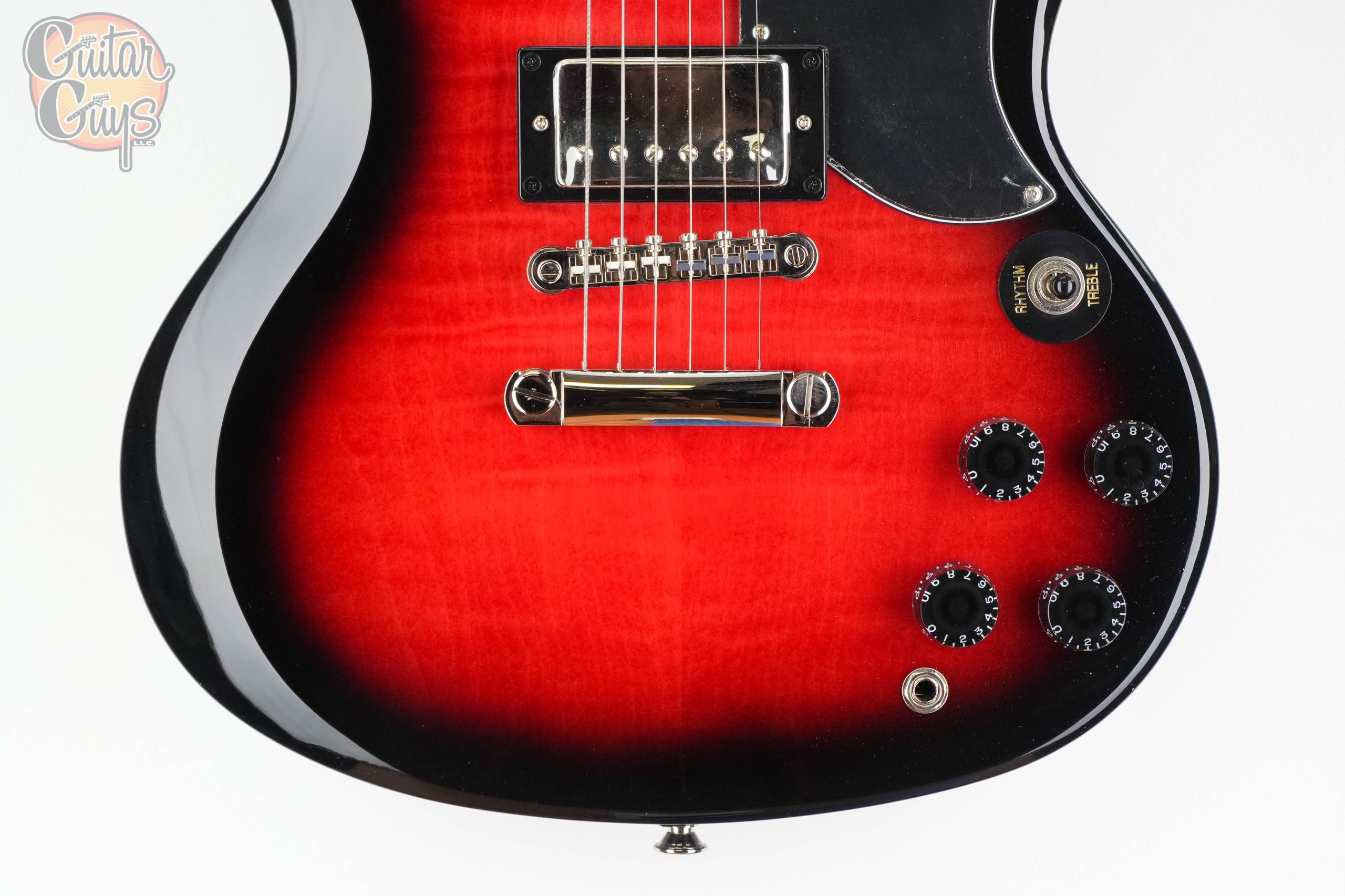 Epiphone SG Tribute Plus Cherry Burst - Image 3