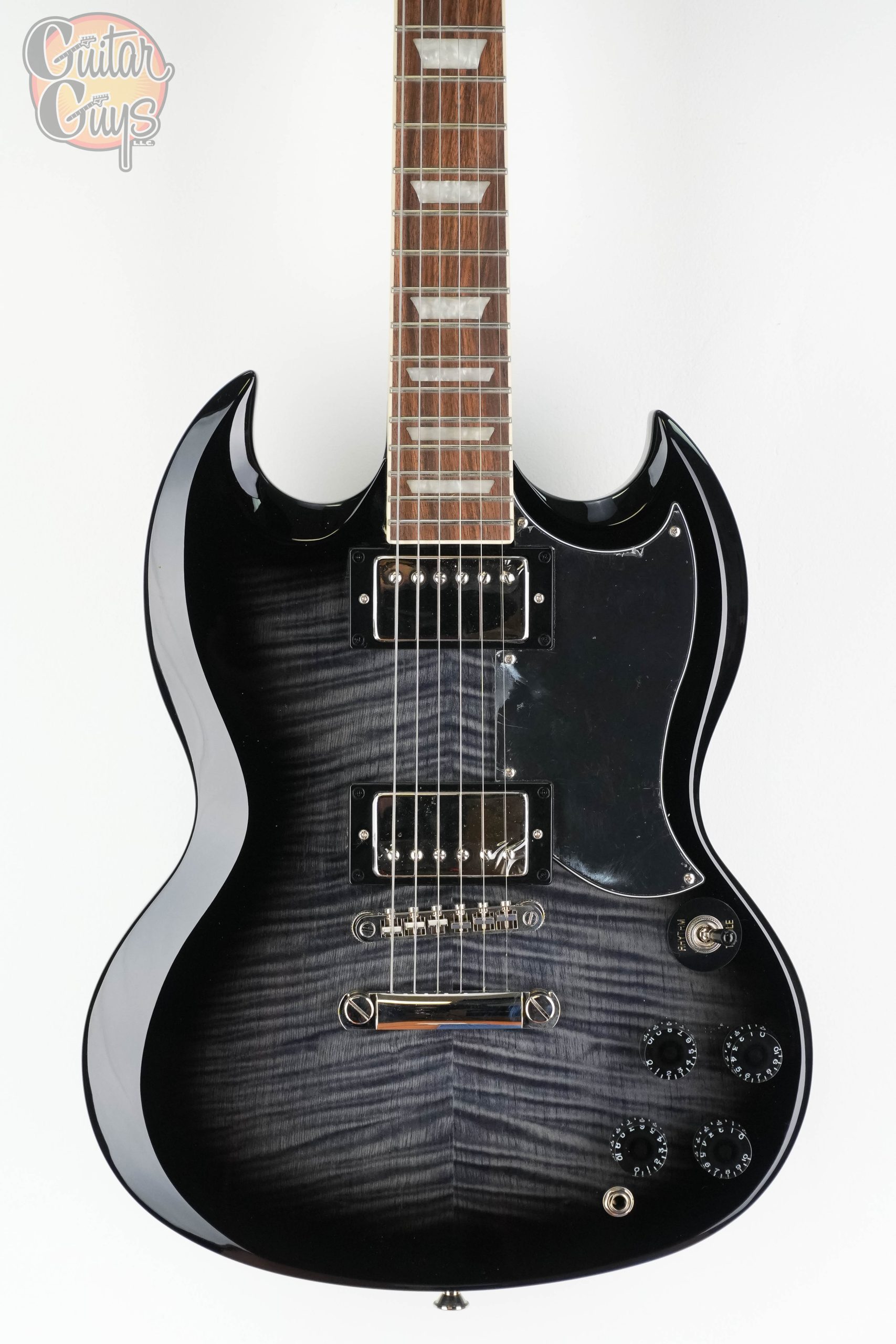 Epiphone SG Tribute Plus Transparent Ebony - Guitar Guys