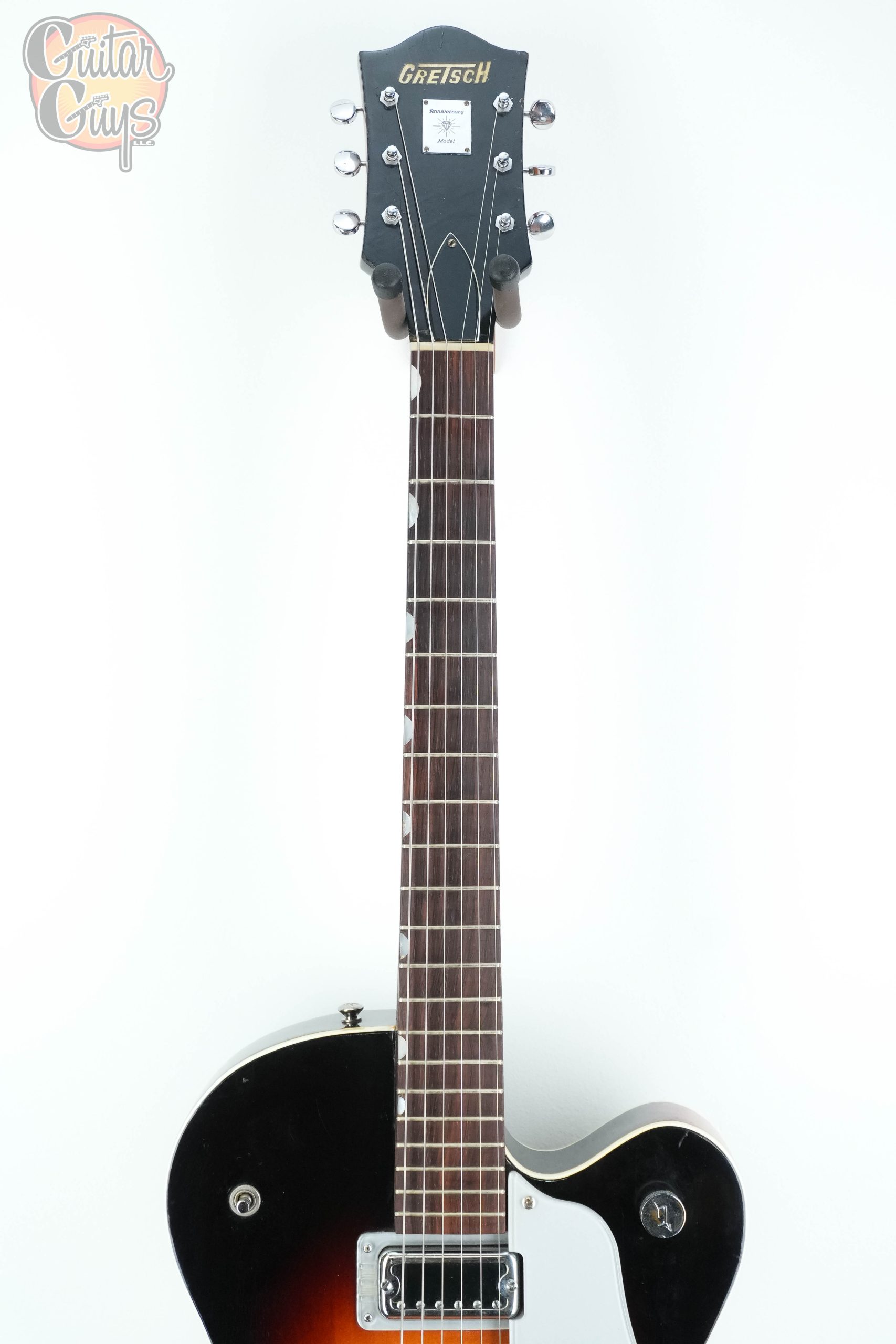 Pre-Owned Gretsch 6124 Single Anniversary Model Shaded Golden Sunburst - Image 2