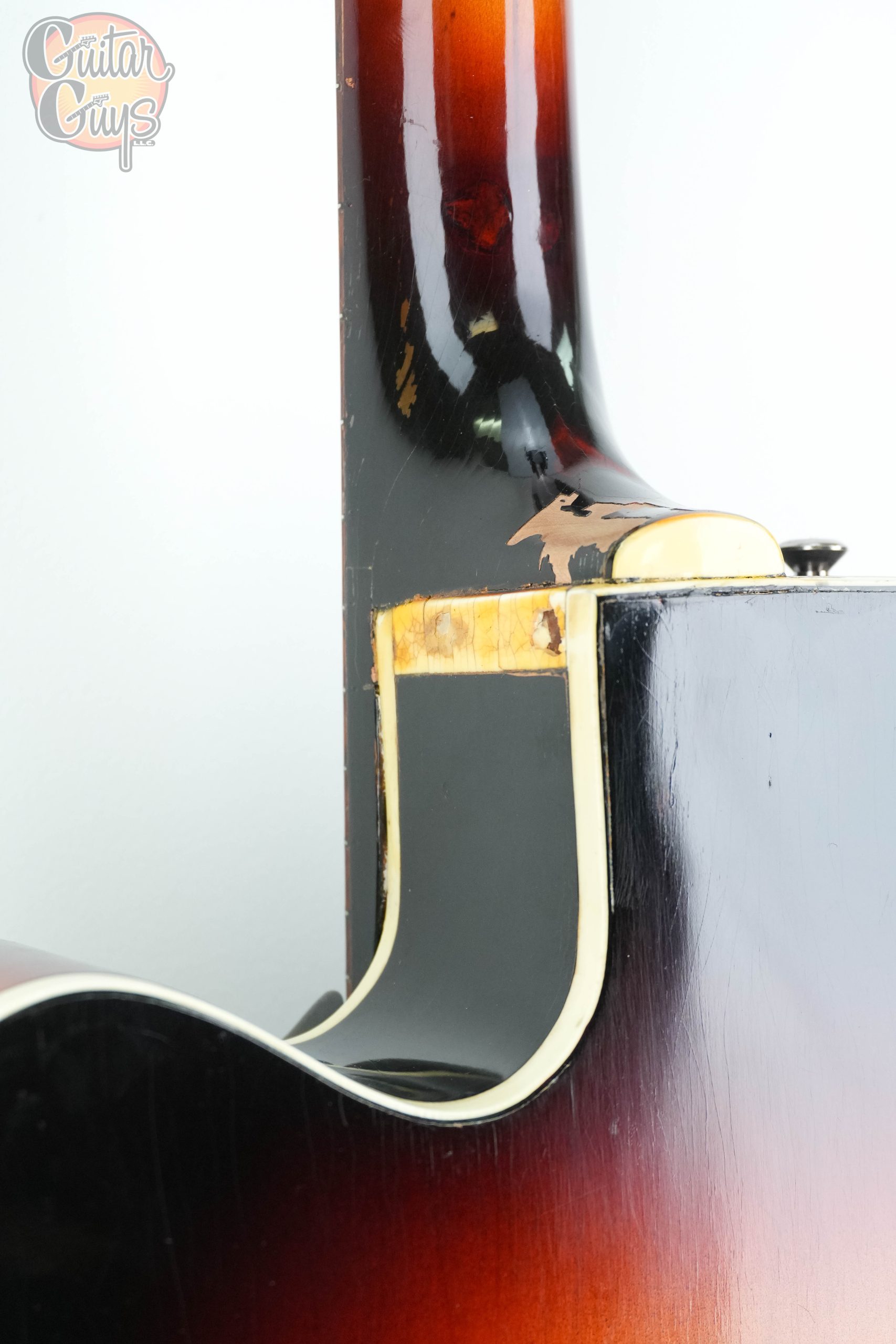 Pre-Owned Gretsch 6124 Single Anniversary Model Shaded Golden Sunburst - Image 9