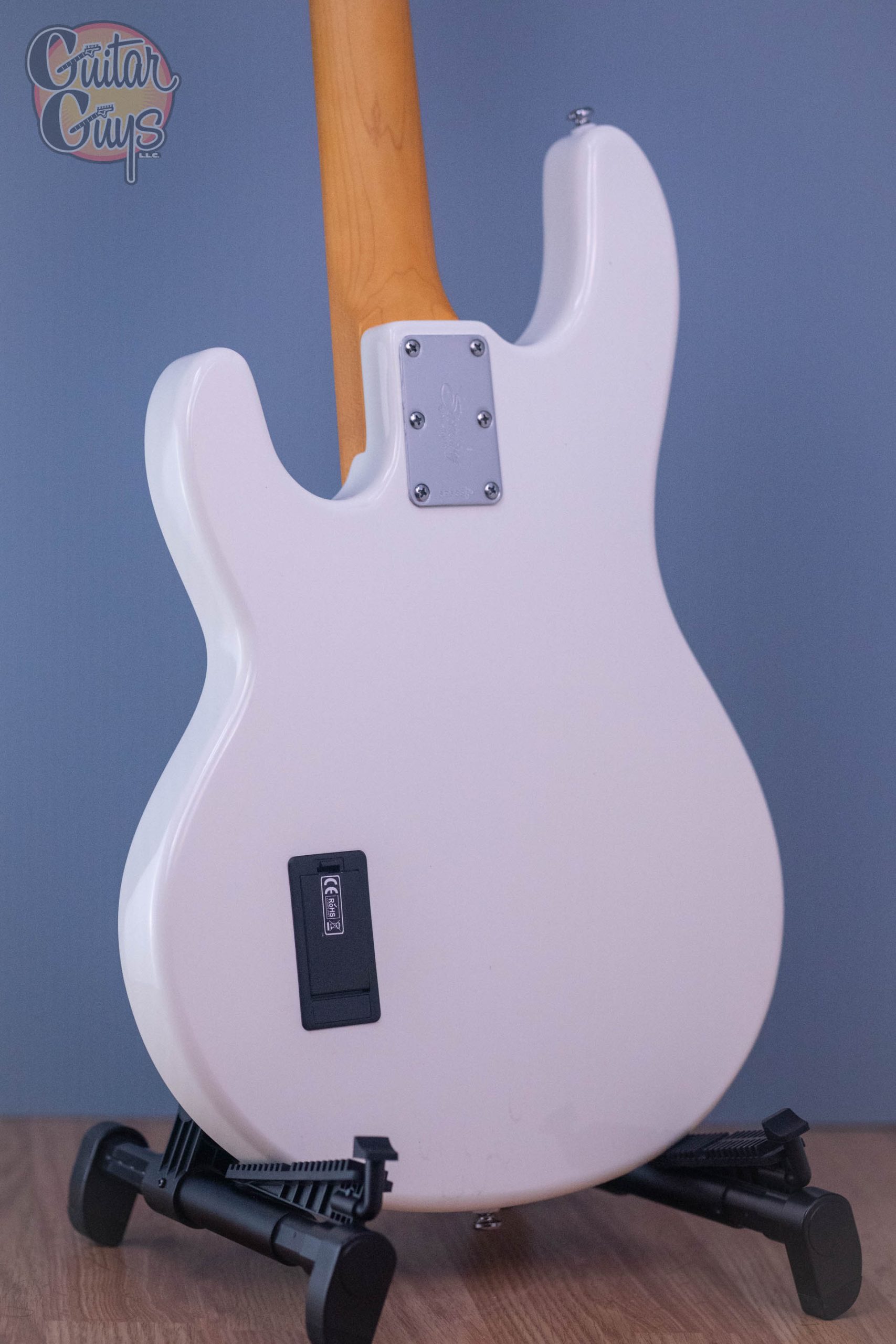 Sterling by Music Man Stingray Ray24CA Olympic White - Image 7