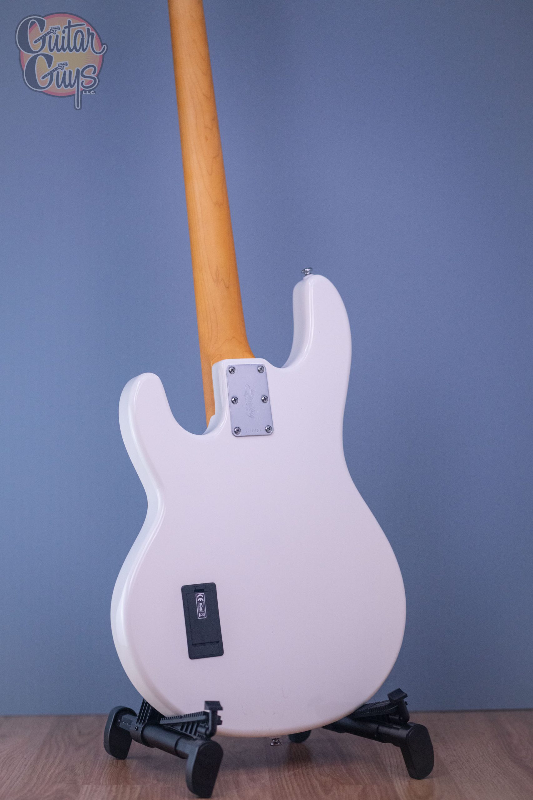 Sterling by Music Man Stingray Ray24CA Olympic White - Image 8