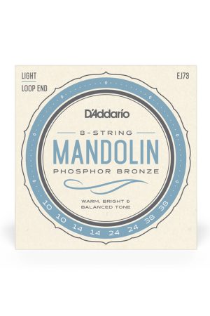 D'Addario EJ73 Mandolin Light Phosphor Bronze