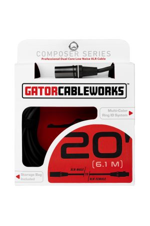 Gator Cableworks Composer Series 20' Microphone Cable