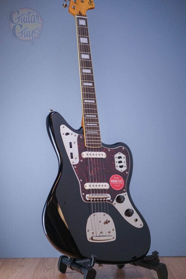 Squier Classic Vibe '70s Jaguar LF Black - Guitar Guys