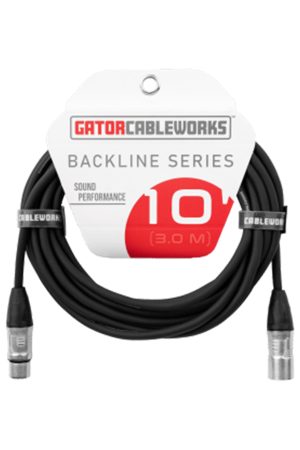 Gator Cableworks Backline Series 10' Microphone Cable