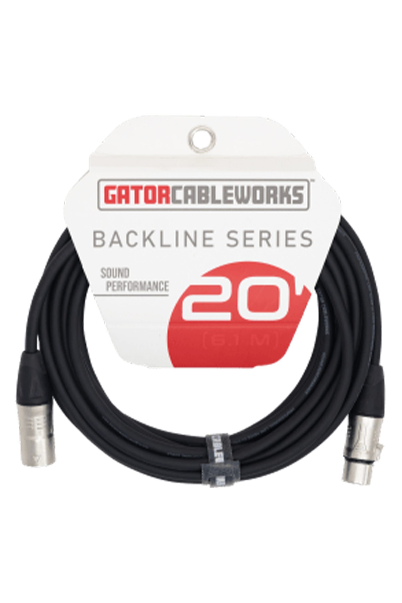 Gator Cableworks Backline Series 20' Microphone Cable