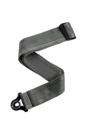 D'Addario Auto Lock Guitar Strap - Metal Grey