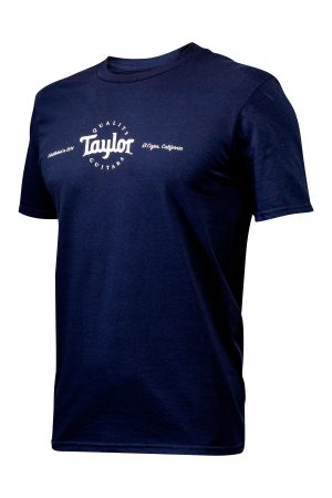 Taylor Two-Color Logo T-Shirt Navy - Large