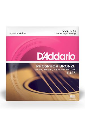 D'Addario EJ23 9-45 Super Light Phosphor Bronze Acoustic Guitar Strings