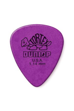 Dunlop Tortex Standard Guitar Picks Purple 1.14mm 12-pack