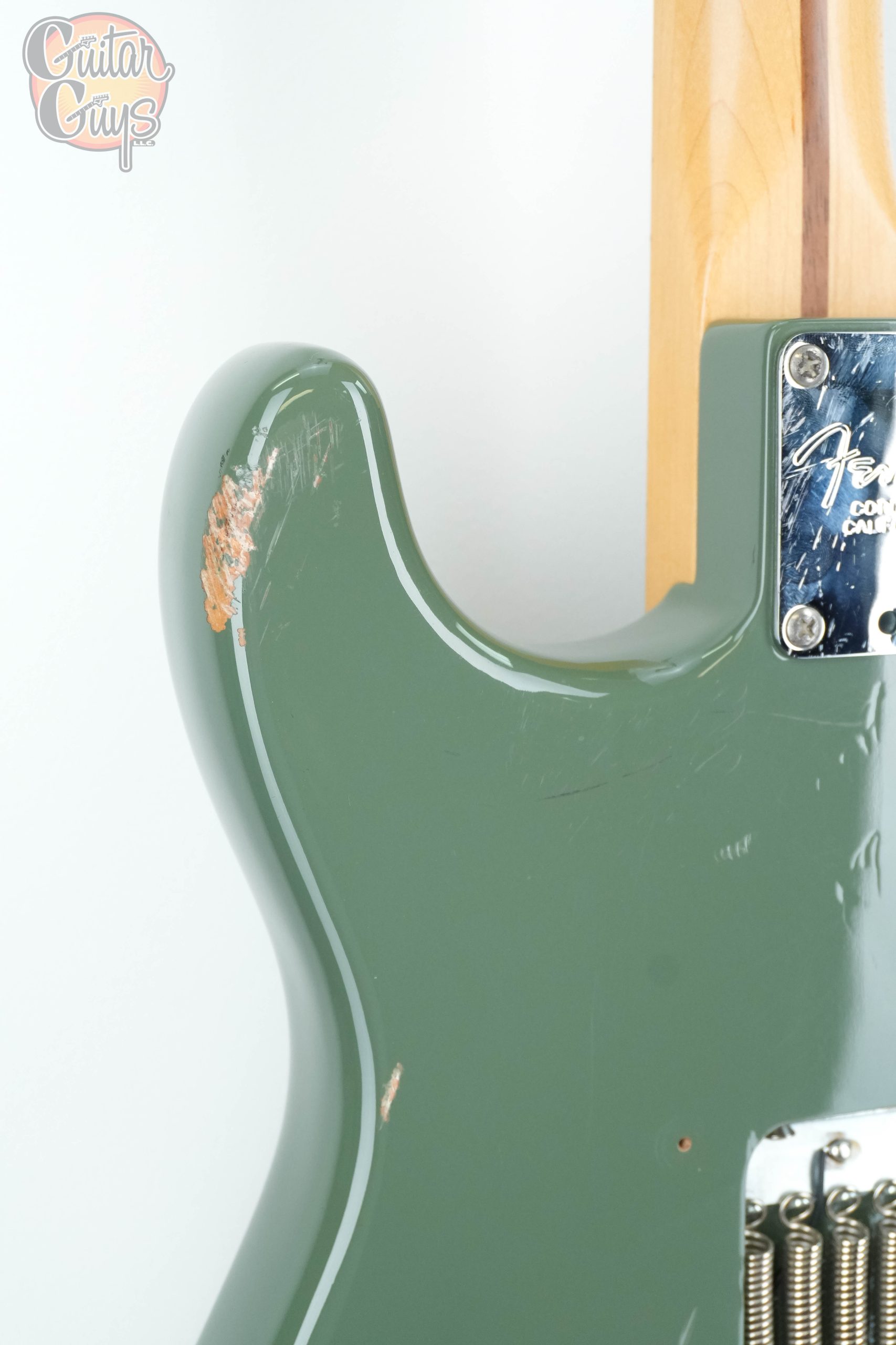 Pre-Owned Fender American Professional Stratocaster Antique Olive - Image 7