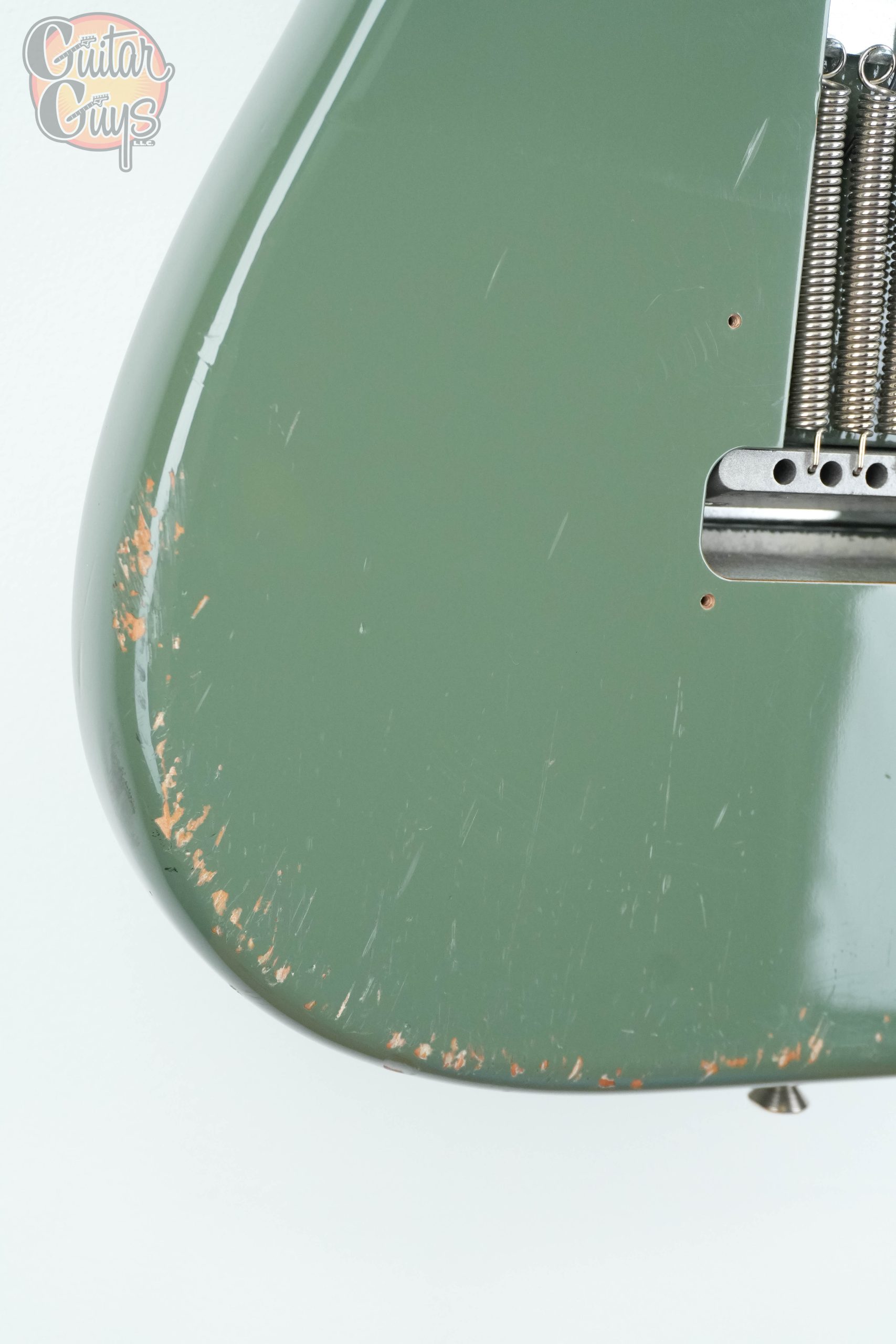 Pre-Owned Fender American Professional Stratocaster Antique Olive - Image 8