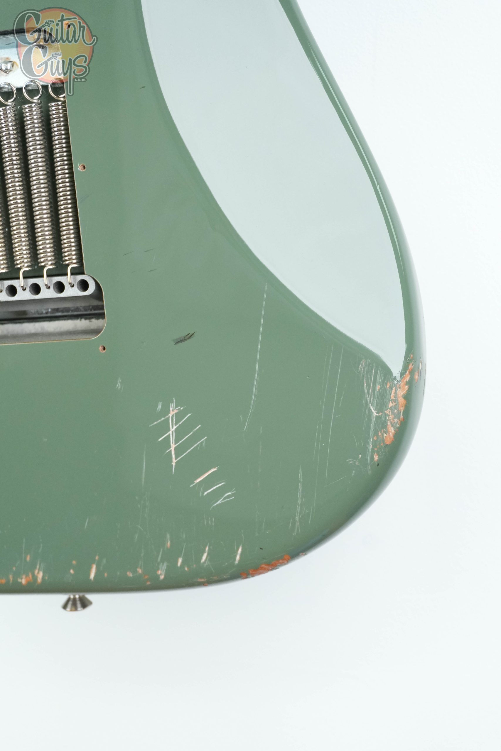 Pre-Owned Fender American Professional Stratocaster Antique Olive - Image 9