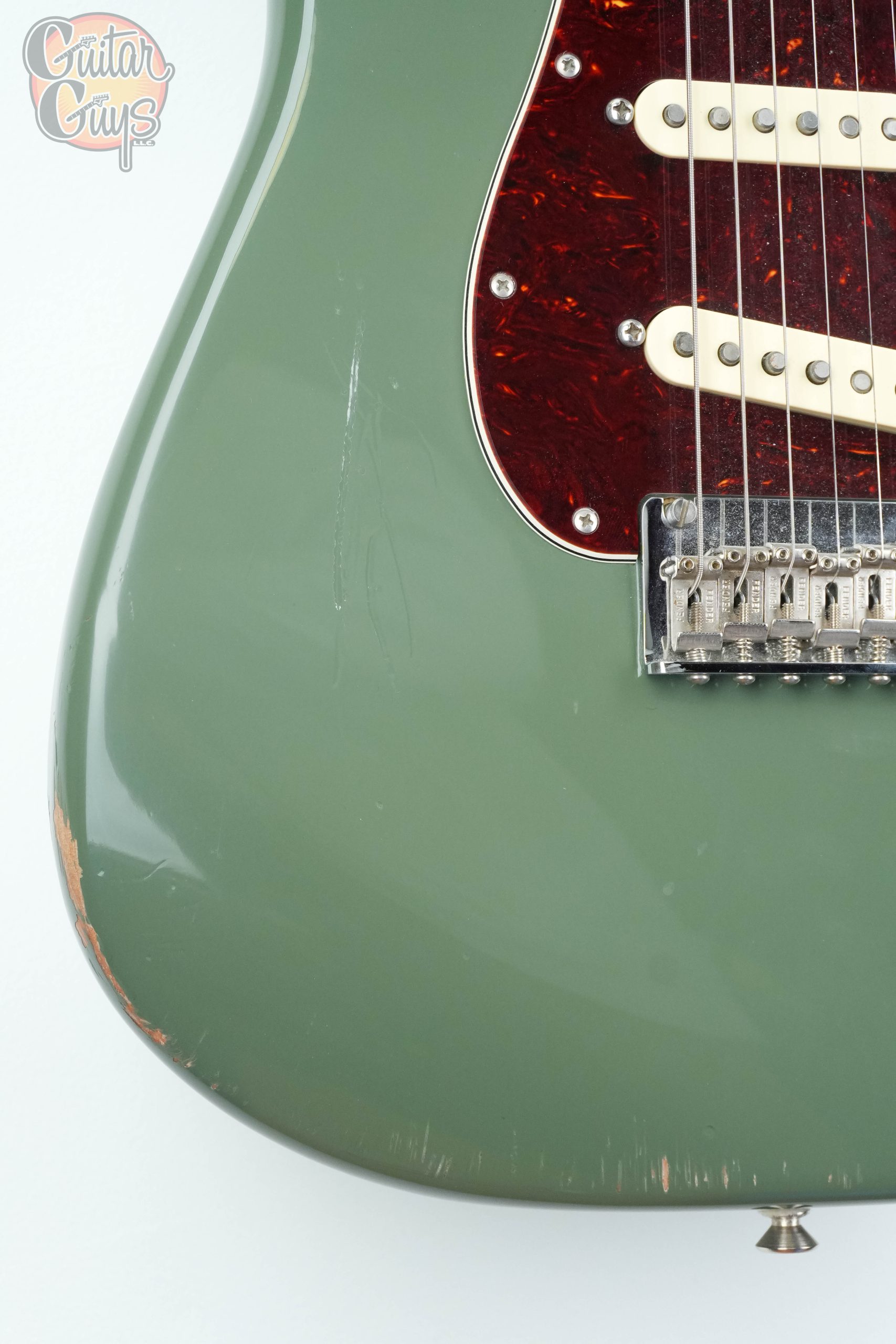 Pre-Owned Fender American Professional Stratocaster Antique Olive - Image 11