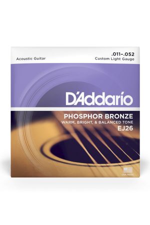D'Addario EJ26 Custom Light 11-52 Phosphor Bronze