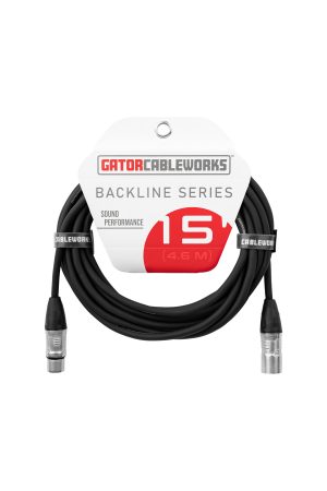 Gator Cableworks Backline Series 15' Microphone Cable