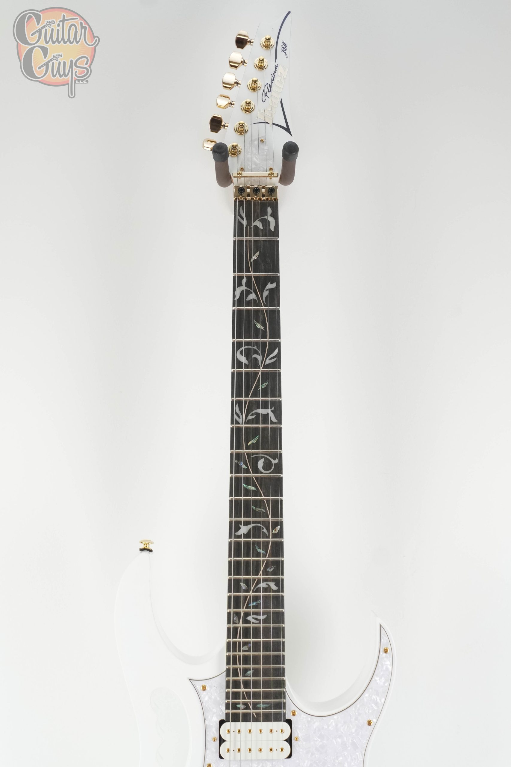 Ibanez Premium JEM7VPWH Steve Via Signature White - Image 2
