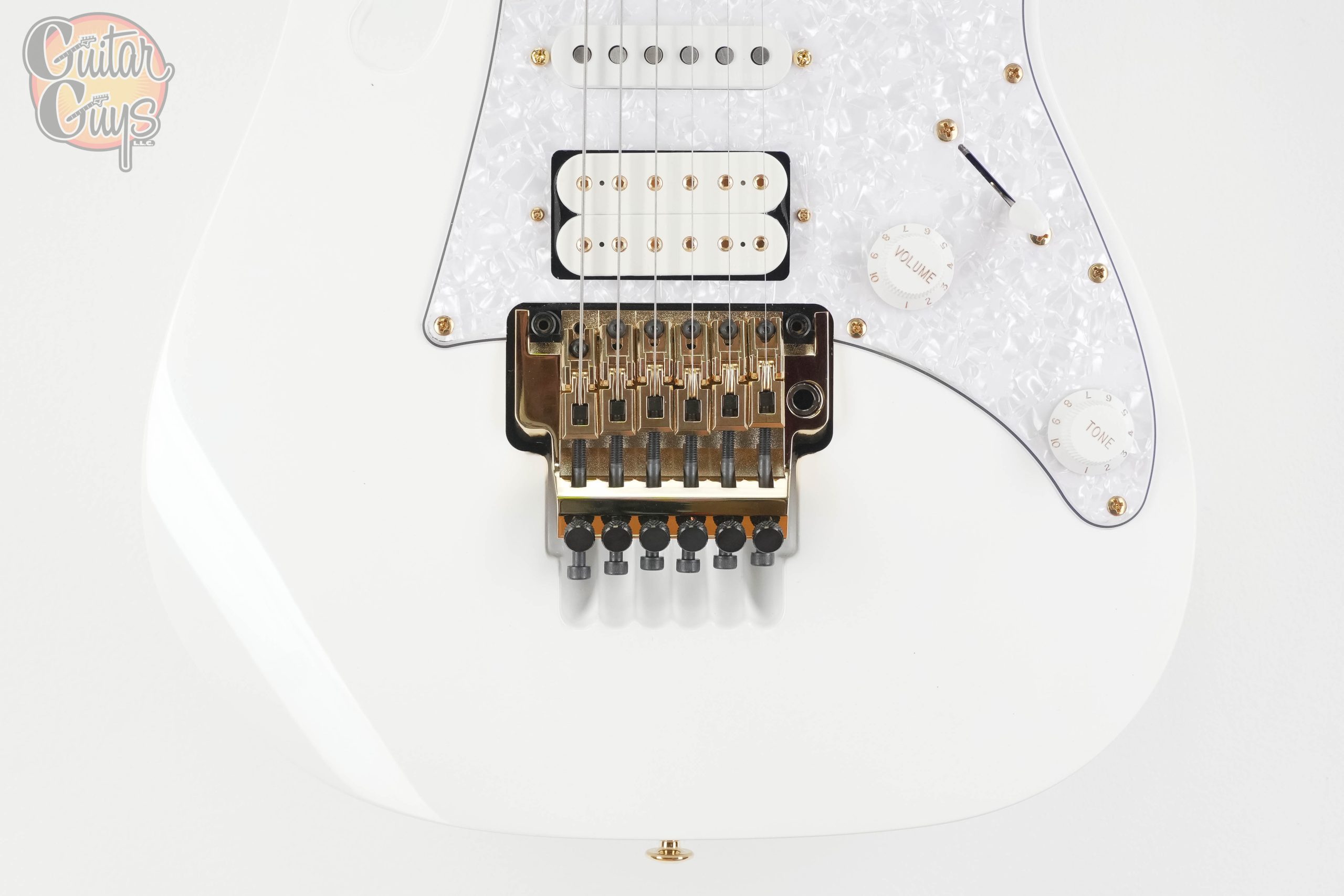 Ibanez Premium JEM7VPWH Steve Via Signature White - Image 3