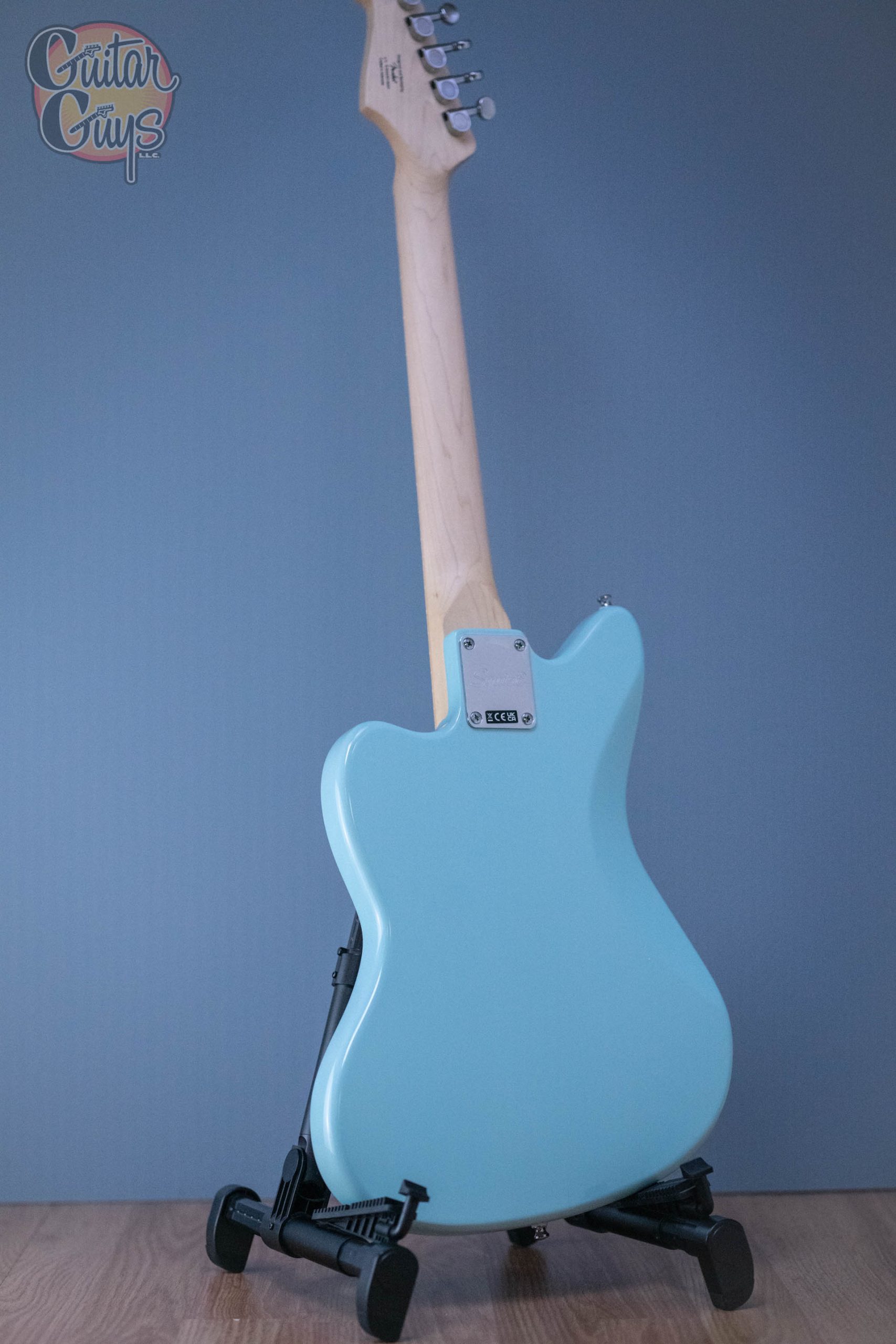 Squier Mini Jazzmaster HH Daphne Blue - Guitar Guys