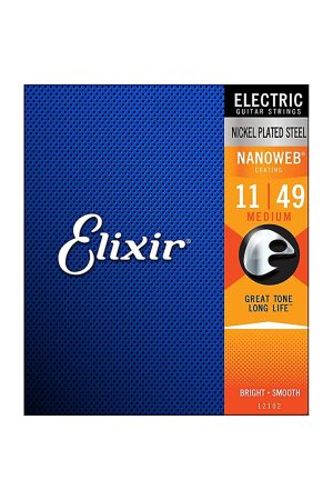 Elixir 12102 Electric Nanoweb Medium 11-49