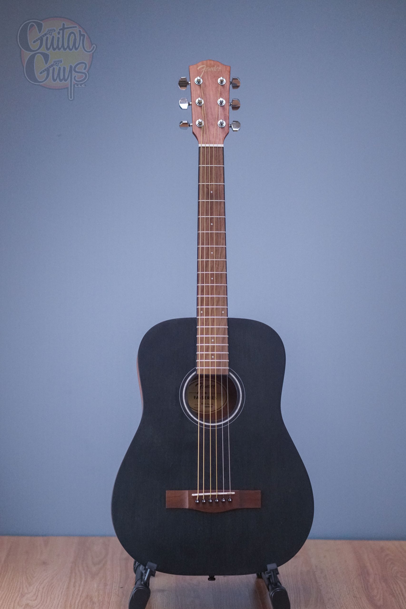 Fender FA-15 Steel 3/4 WN Black - Guitar Guys