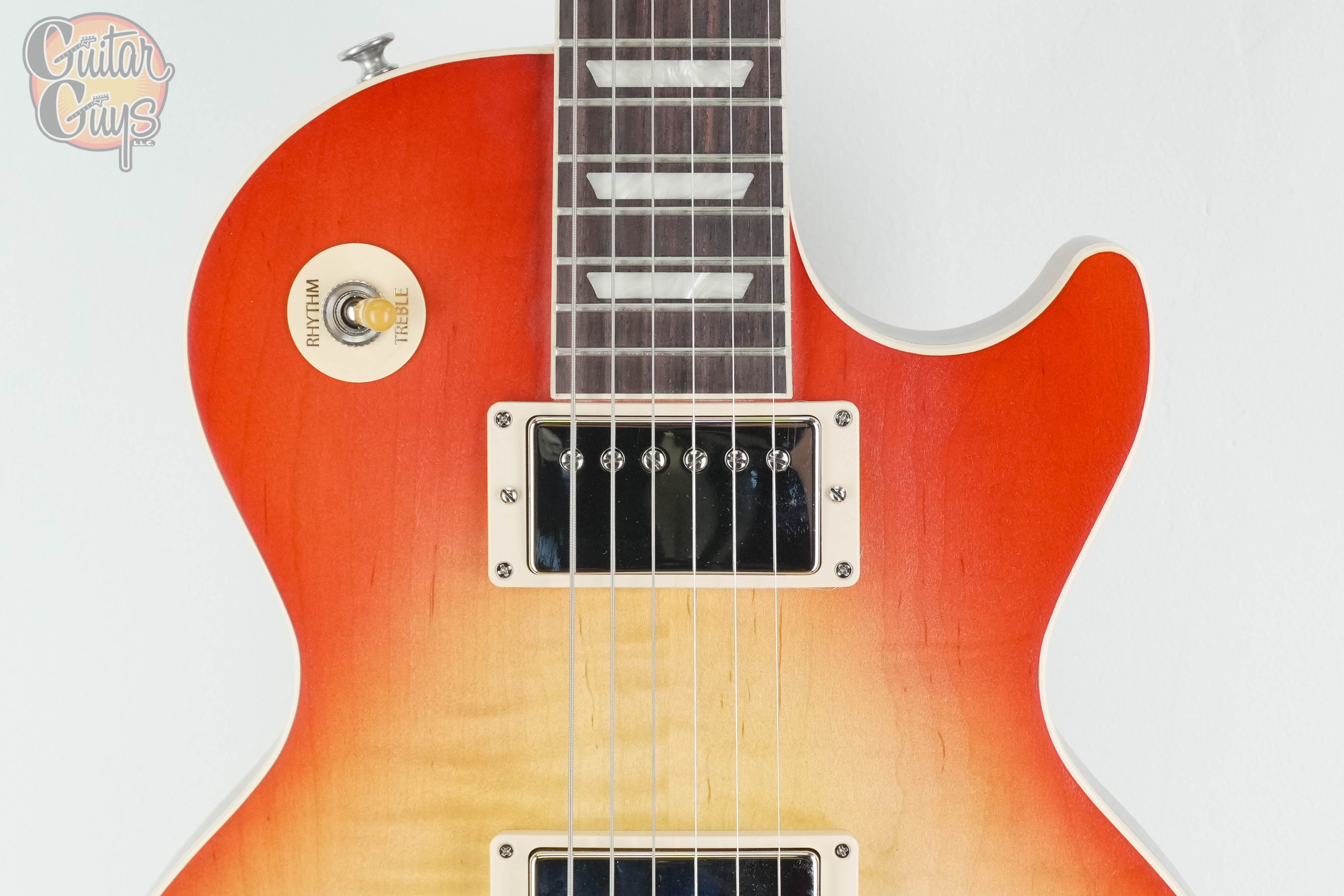 Gibson Les Paul Standard 60s Faded Figured Top Vintage Cherry Sunburst - Image 4