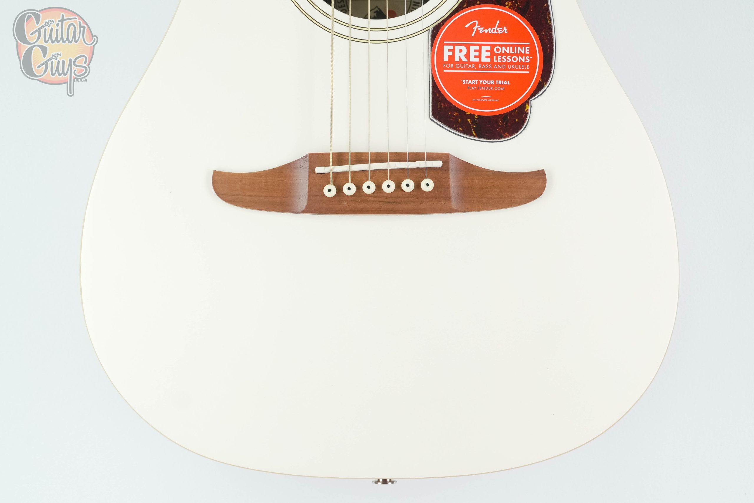 Fender Malibu Player Olympic White - Image 3