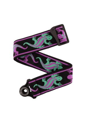 D'Addario Auto Lock Vintage Planet Waves - Lizards Green/Purple
