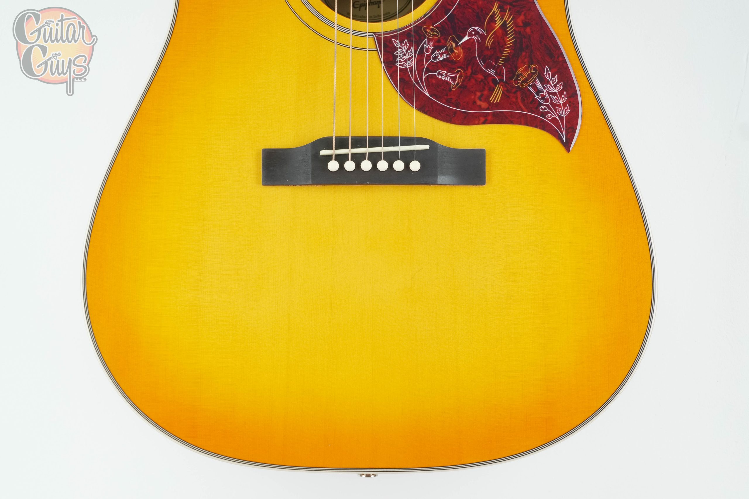 Epiphone Hummingbird Studio Heritage Cherry Sunburst - Image 3