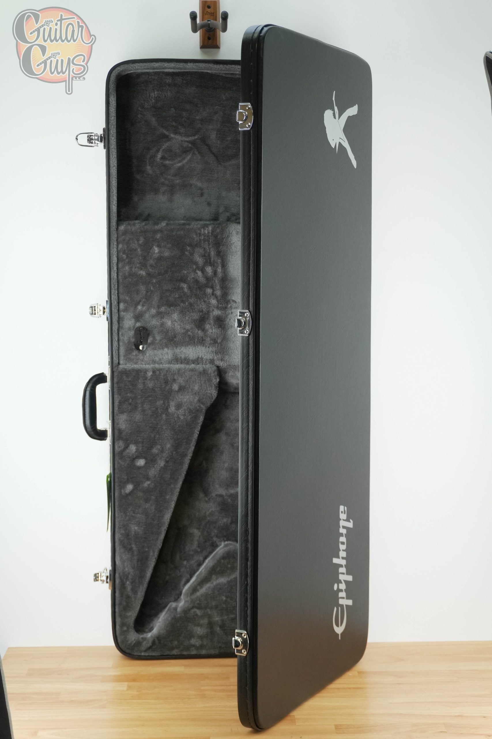 Pre-Owned Epiphone Dave Mustaine Signature Flying V Prophecy Aged Dark Red Burst - Image 9