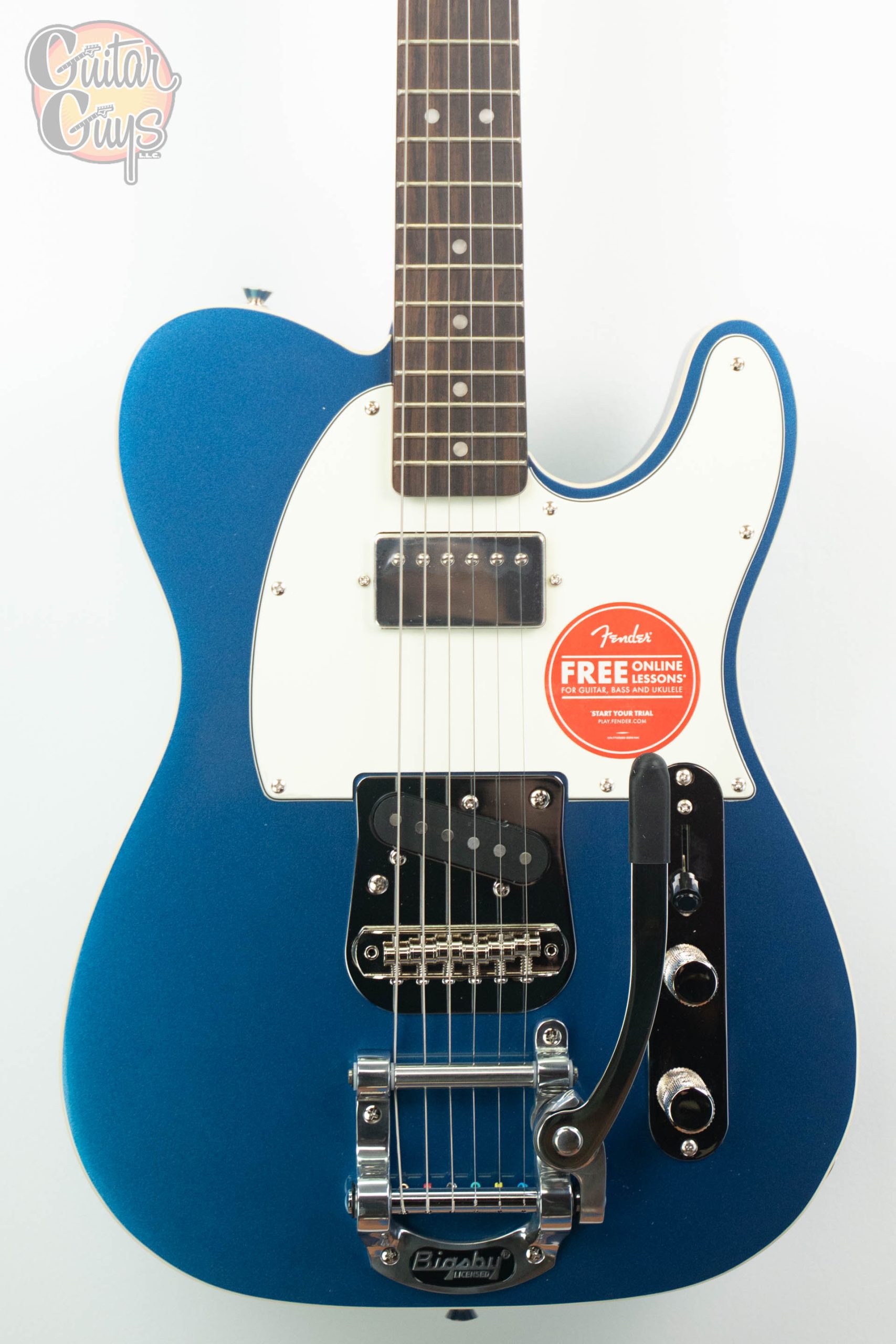 Squier Classic Vibe Custom Telecaster SH with Bigsby Lake Placid Blue
