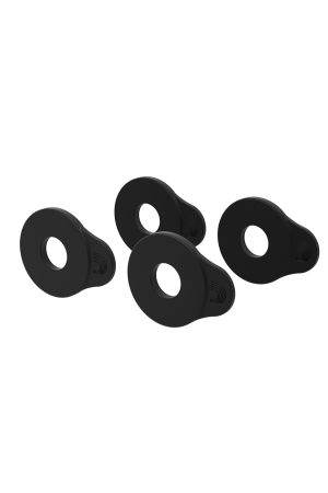 D'Addario PW-FLSB-04BK Flex Lock Strap Block 4 Pack Black
