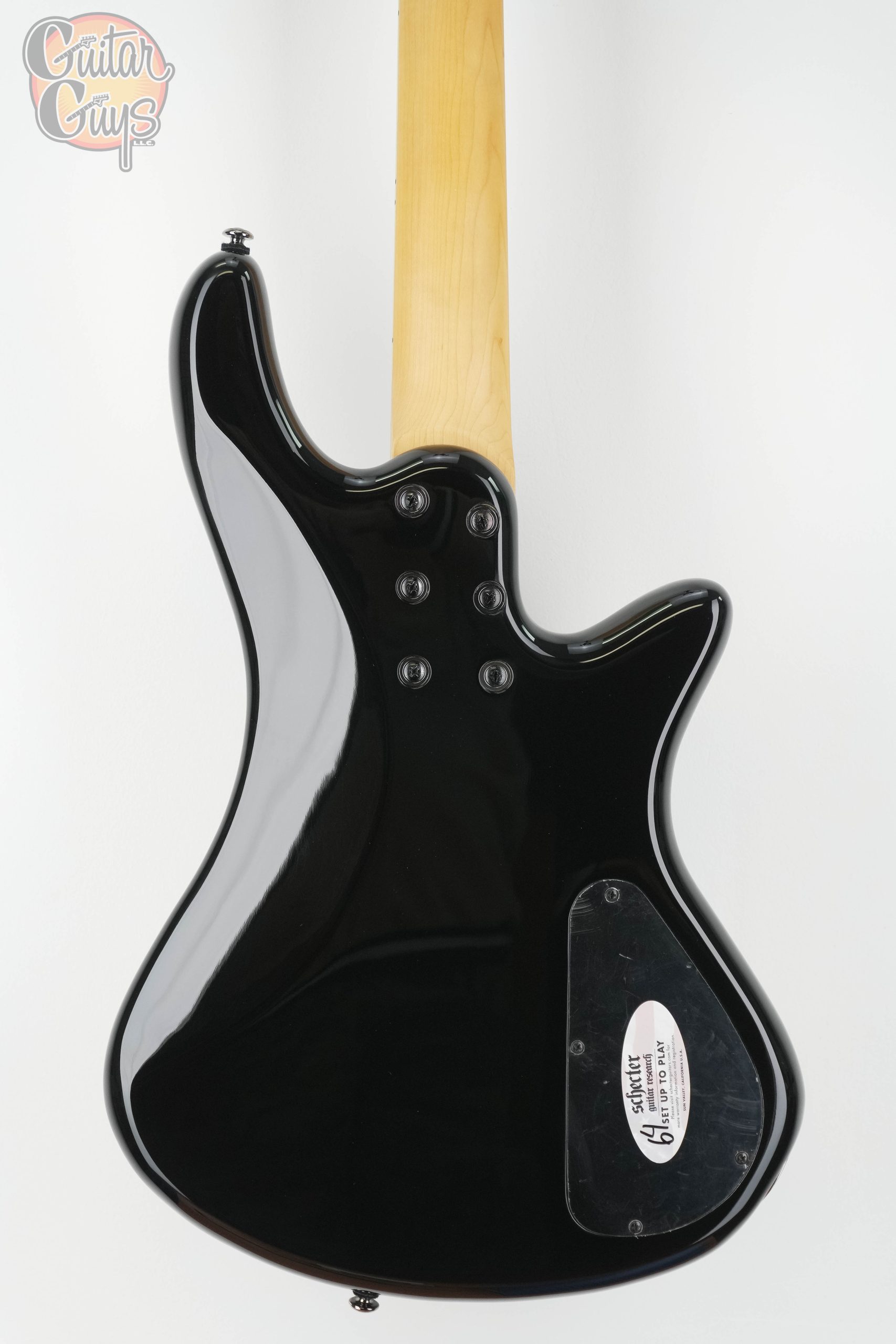 Schecter Stiletto Extreme 4 Left Handed Black Cherry - Image 8