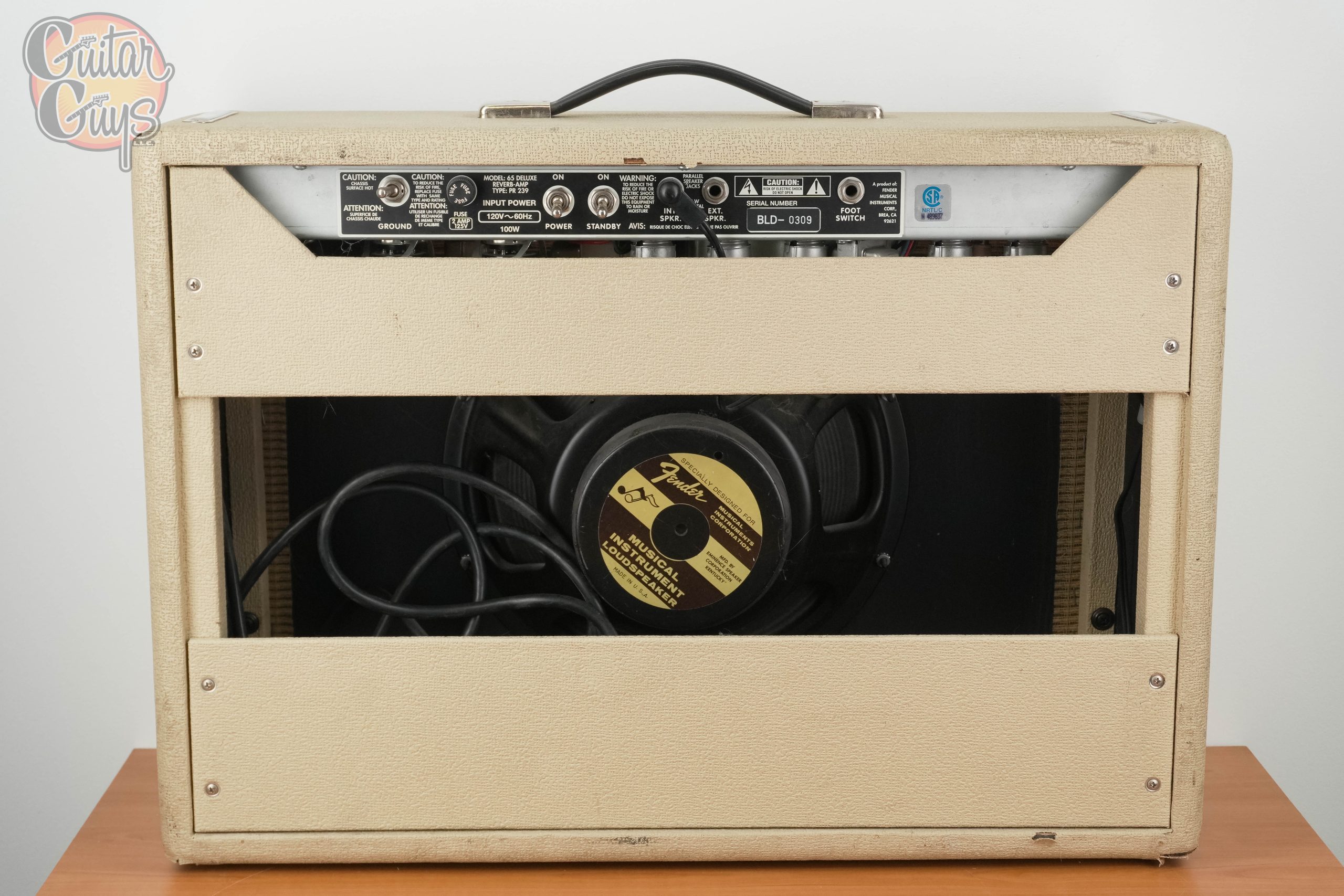 Pre-Owned Fender 65 Deluxe Reverb Reissue Blonde - Image 7