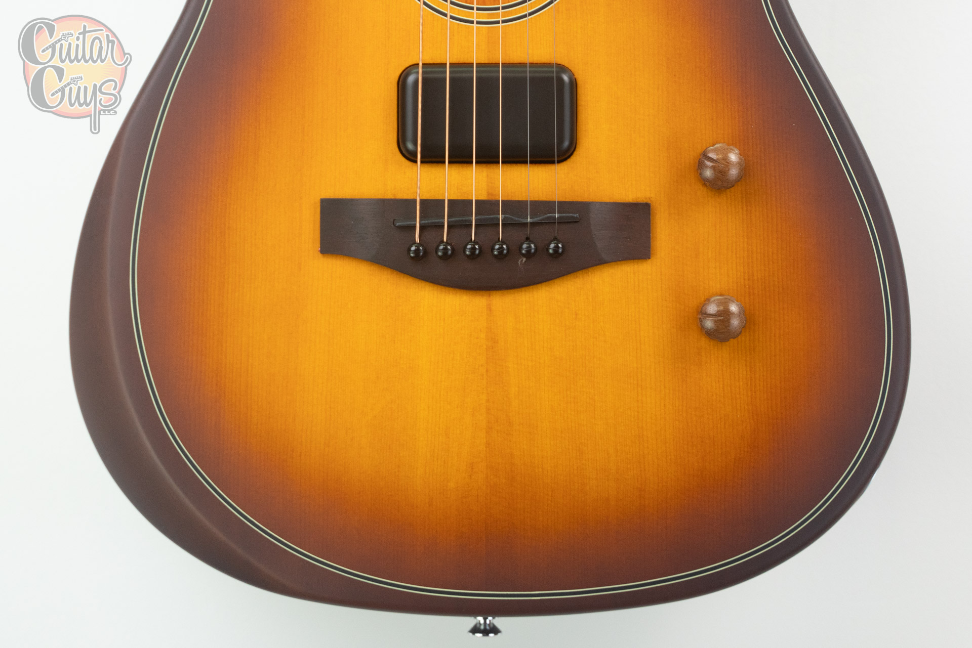 Fender Acoustasonic Standard Telecaster Honey Burst - Image 4