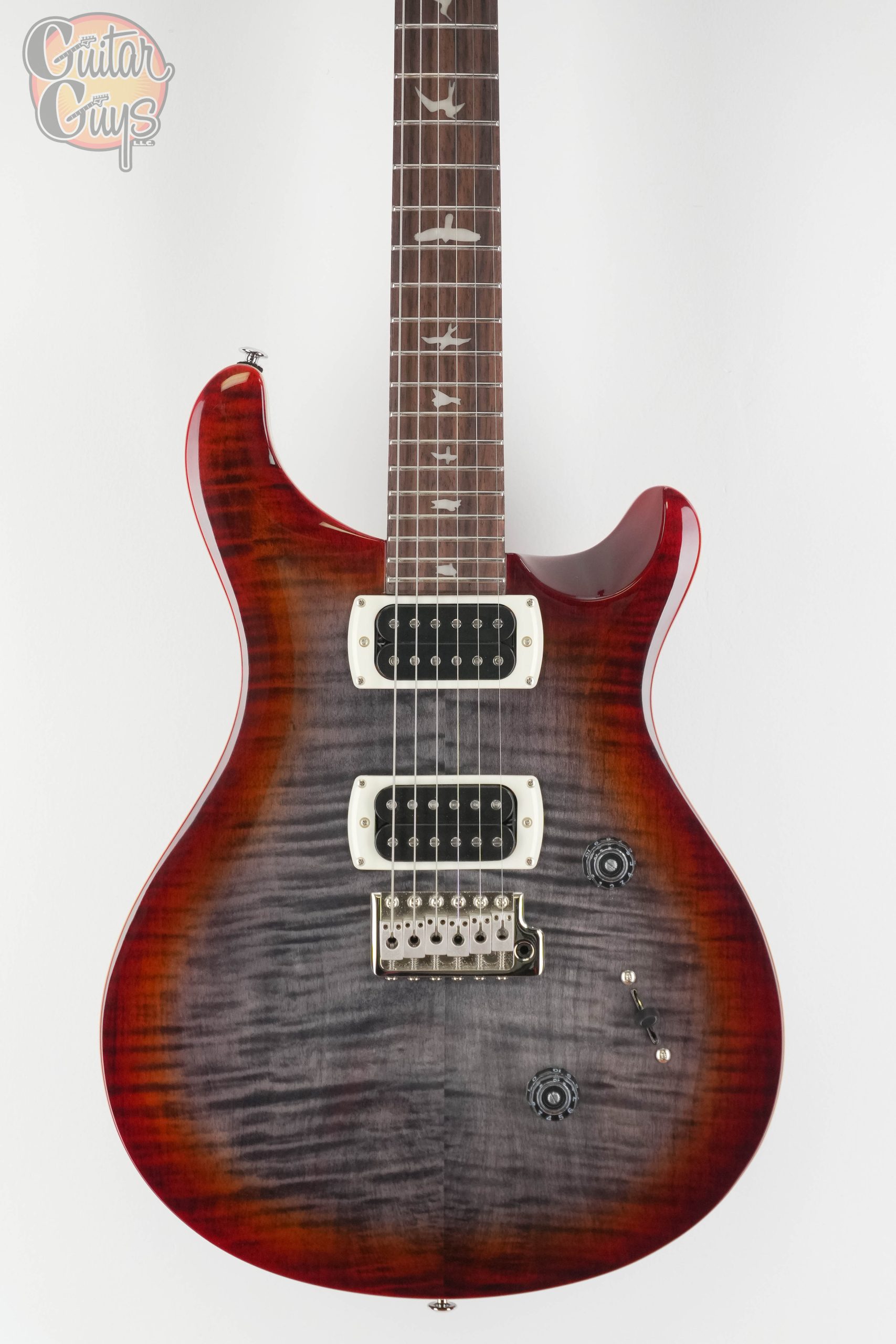 PRS SE Custom 24 Charcoal Cherry Burst